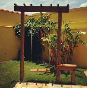 balanço rustico